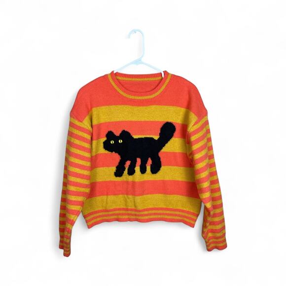 Striped cat sweater - Picture 1 of 5